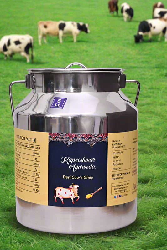 Kapeeshwar Ayurveda Cow Ghee 5kg (BOGO)